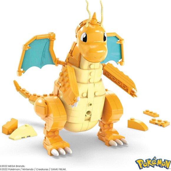 NEW Dragonite MEGA Pokémon Action Figure Building Toys Set LEGO COMPATIBLE 387 P - Picture 1 of 13